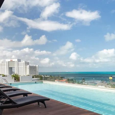 Elegant Apartment Well Located In The Hotel Zone Of Cancún Buitenkant foto