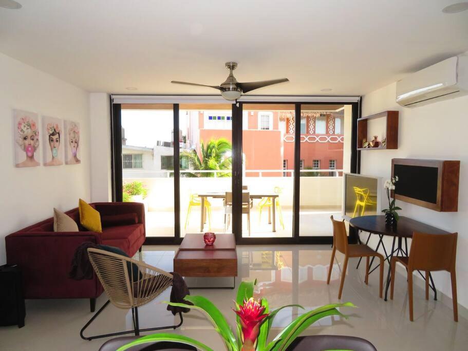 Elegant Apartment Well Located In The Hotel Zone Of Cancún Buitenkant foto